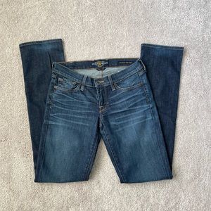 Women’s Lucky Brand Charlie Straight Blue Jeans